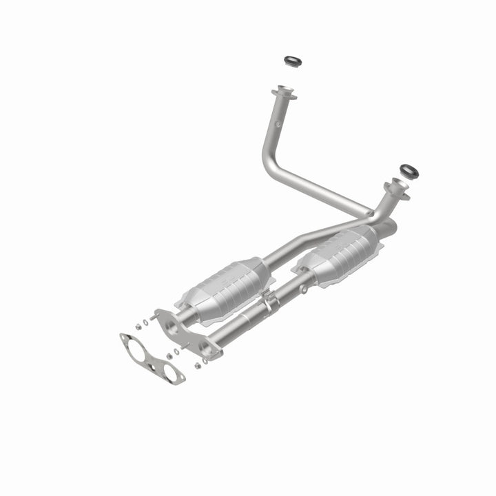 MagnaFlow Conv DF GM Truck/Suv Dual Outlet 96 - Bull Strap