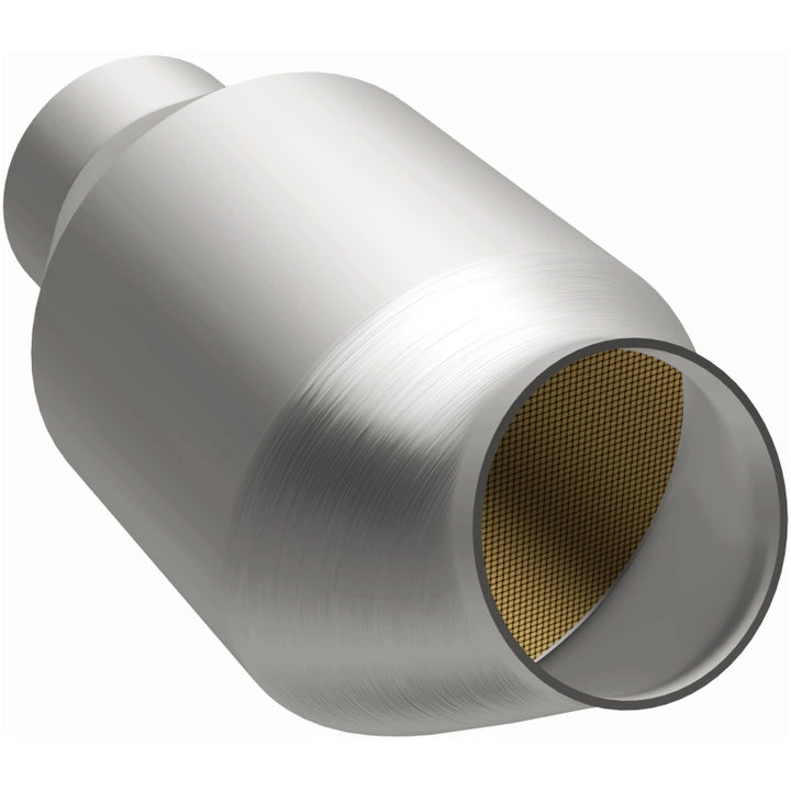 MagnaFlow Conv Univ 2.25inch C/A Met. - Bull Strap