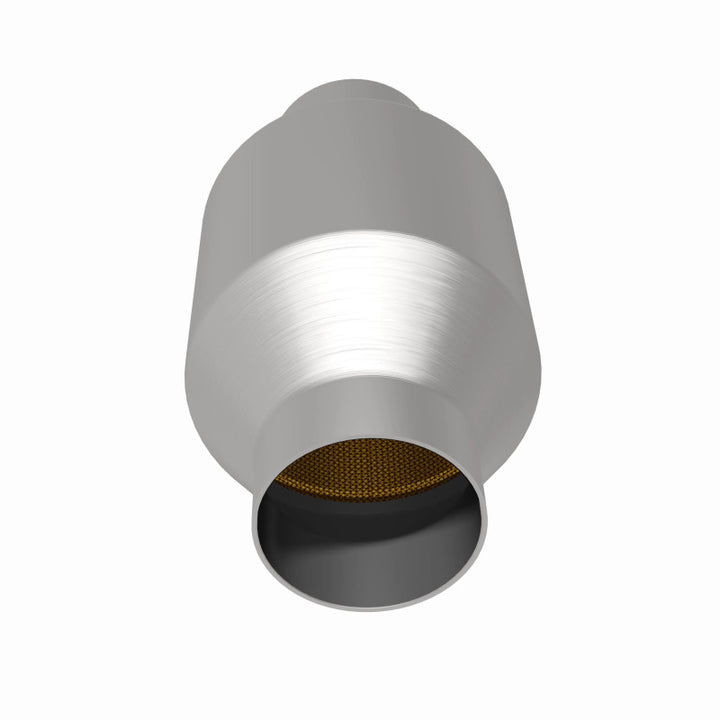 MagnaFlow Conv Univ 2.50inch C/C Met. - Bull Strap