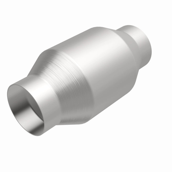 MagnaFlow Conv Univ 2.5in Inlet/Outlet Center/Center Round - Bull Strap