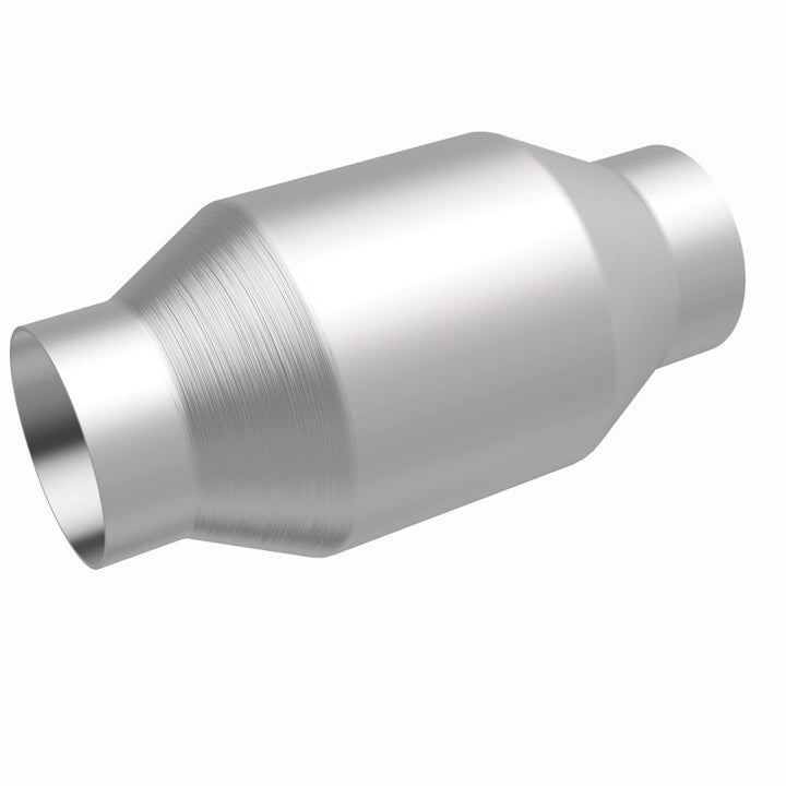 MagnaFlow Conv Univ 2.5in Inlet/Outlet Center/Center Round - Bull Strap