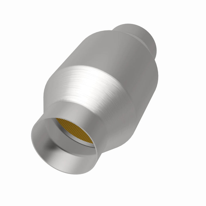 MagnaFlow Conv Univ 2.5in Inlet/Outlet Center/Center Round - Bull Strap