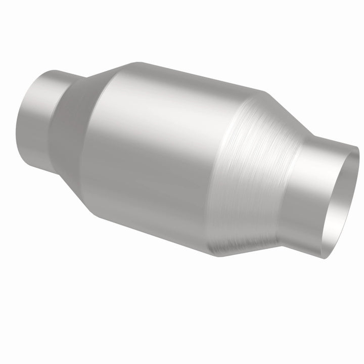 MagnaFlow Conv Univ 2.5in Inlet/Outlet Center/Center Round - Bull Strap