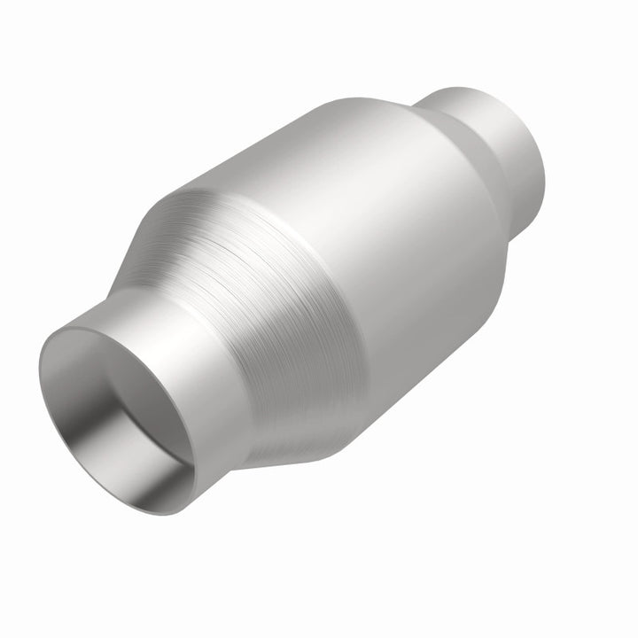 MagnaFlow Conv Univ 2.5in Inlet/Outlet Center/Center Round - Bull Strap