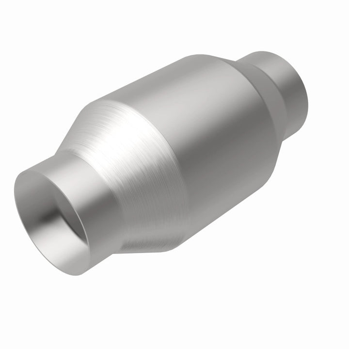 MagnaFlow Conv Univ 2.5in Inlet/Outlet Center/Center Round - Bull Strap