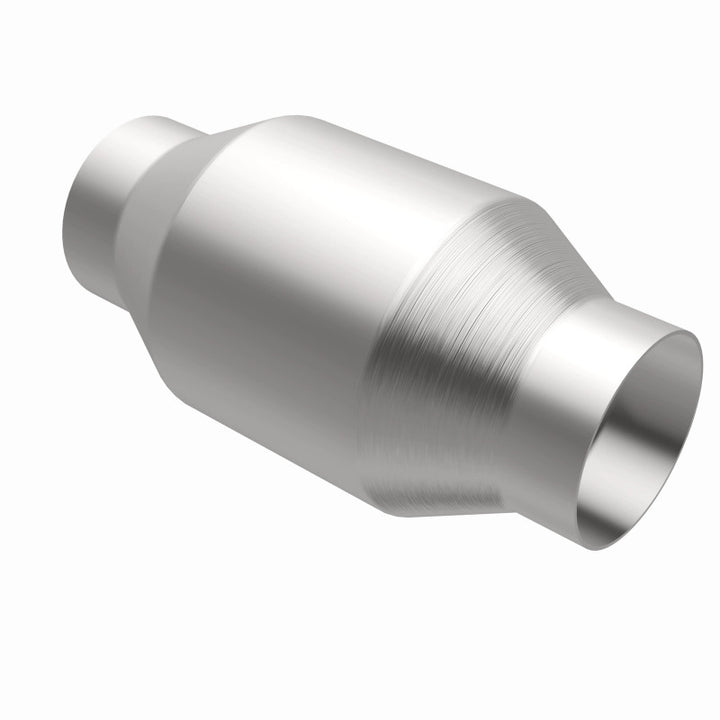 MagnaFlow Conv Univ 2.5in Inlet/Outlet Center/Center Round - Bull Strap