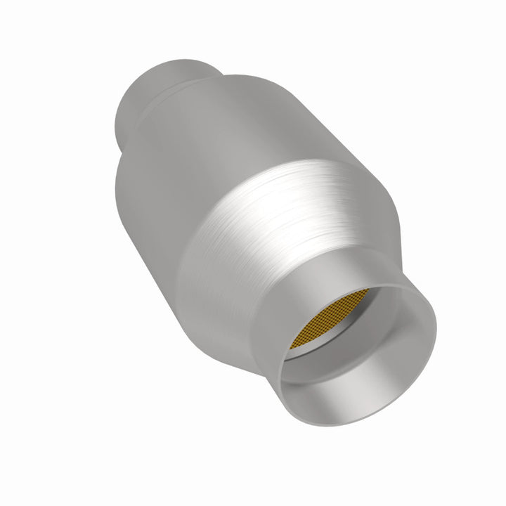 MagnaFlow Conv Univ 2.5in Inlet/Outlet Center/Center Round - Bull Strap