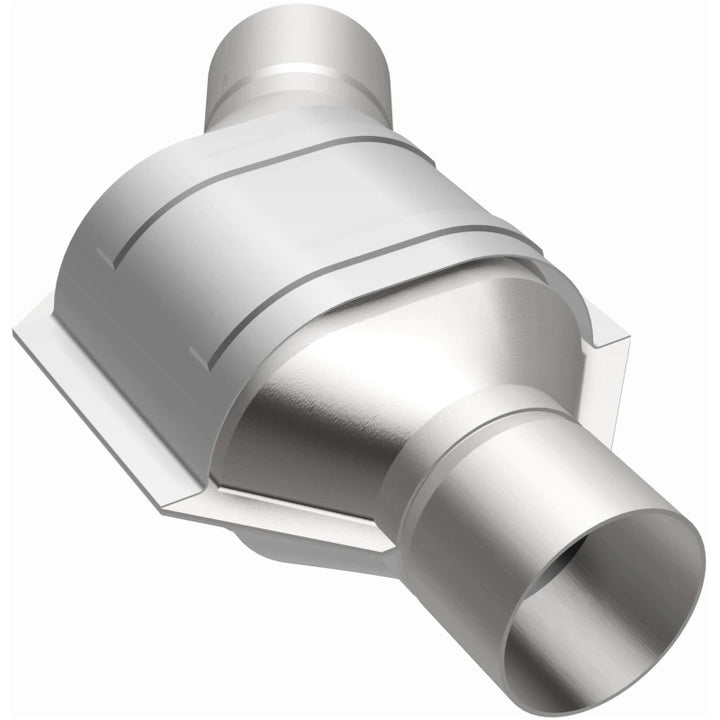 MagnaFlow Conv Universal 2.25 Angled Inlet OEM - Bull Strap