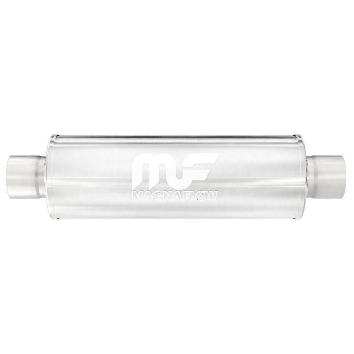 MagnaFlow Muffler MAG 409SS 5x5x14 2.50 - Bull Strap