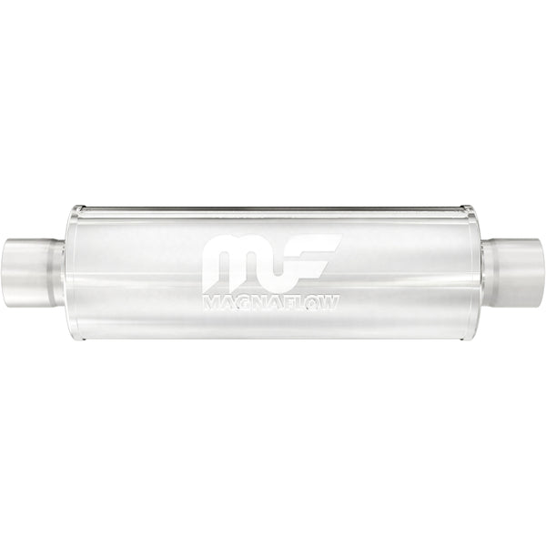 MagnaFlow Muffler Mag SS 18X6X6 3/3 C/C - Bull Strap