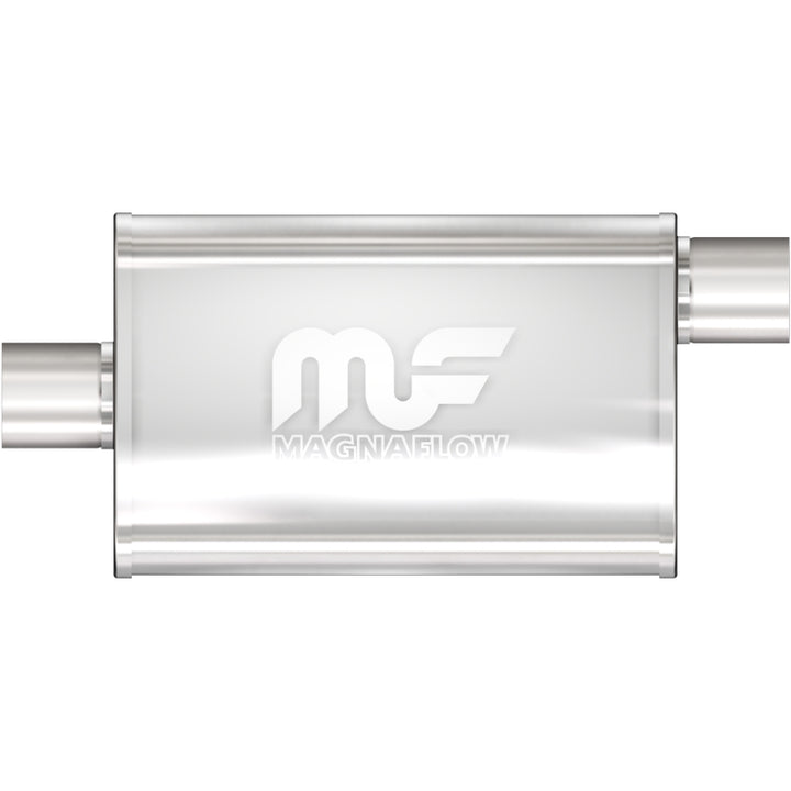 MagnaFlow Muffler Mag SS 4X9 14 3/3.0 - Bull Strap