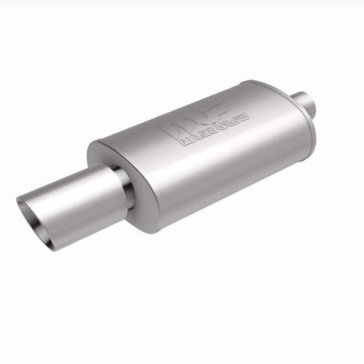 MagnaFlow Muffler W/Tip Mag SS 14X5X8 2.25/4. - Bull Strap