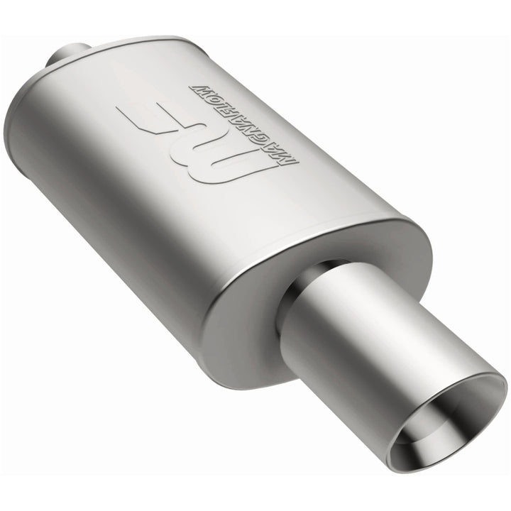 MagnaFlow Muffler W/Tip Mag SS 14X5X8 2.25/4. - Bull Strap