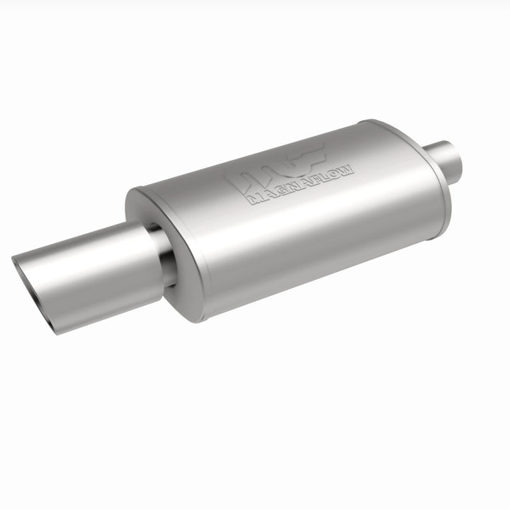 MagnaFlow Muffler W/Tip Mag SS 14X5X8 2.25/4. - Bull Strap