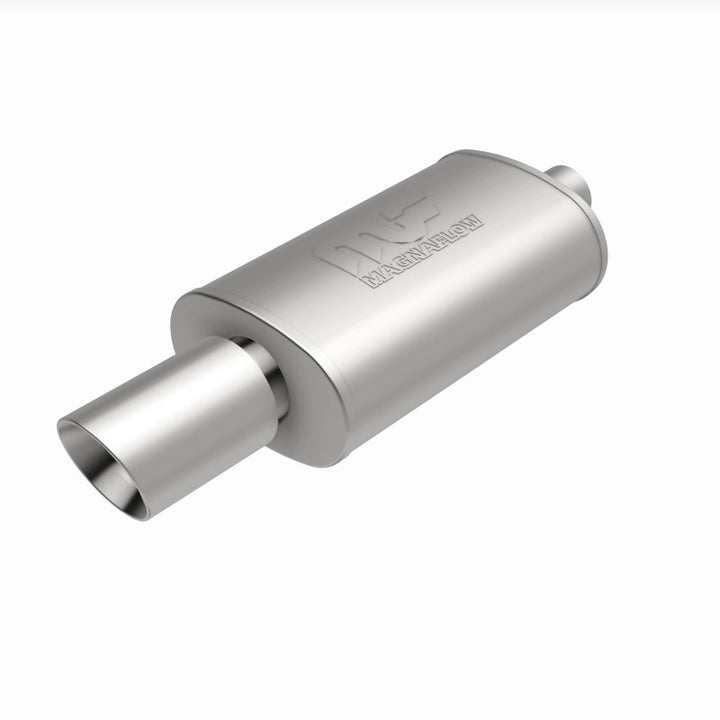 MagnaFlow Muffler W/Tip Mag SS 14X5X8 2.25/4. - Bull Strap