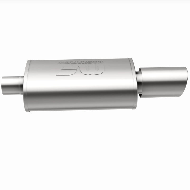 MagnaFlow Muffler W/Tip Mag SS 14X5X8 2.25/4. - Bull Strap