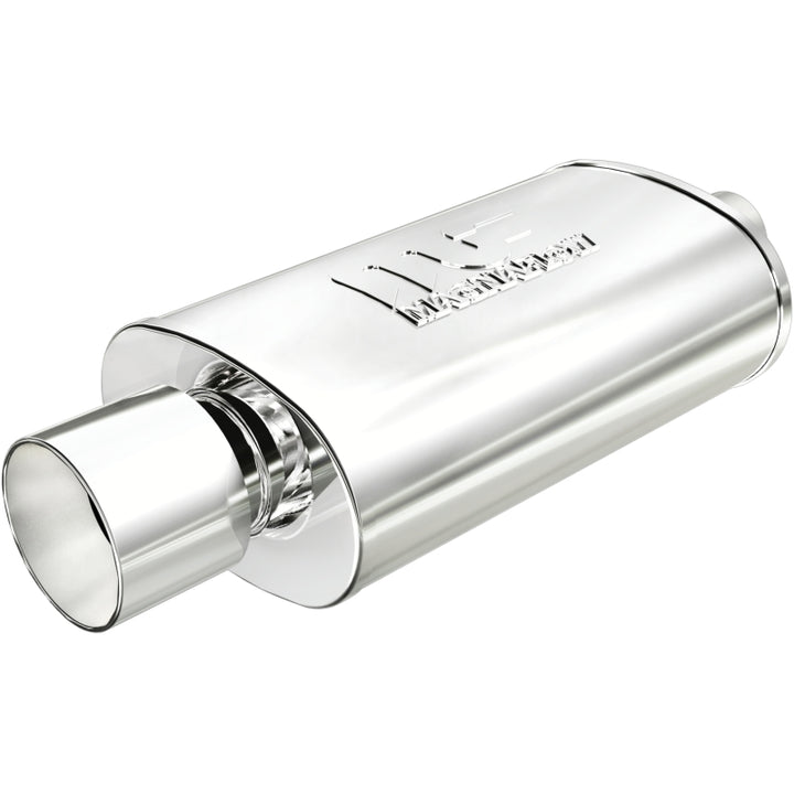 MagnaFlow Muffler W/Tip Mag SS 14X5X8 2.25/4. - Bull Strap