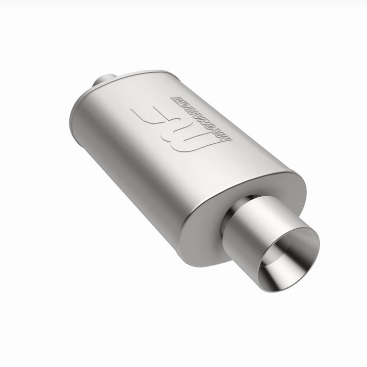 MagnaFlow Muffler W/Tip Mag SS 14X5X8 2.25/4. - Bull Strap