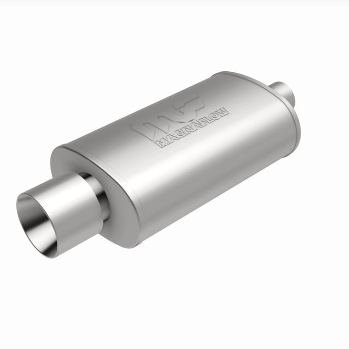 MagnaFlow Muffler W/Tip Mag SS 14X5X8 2.25/4. - Bull Strap