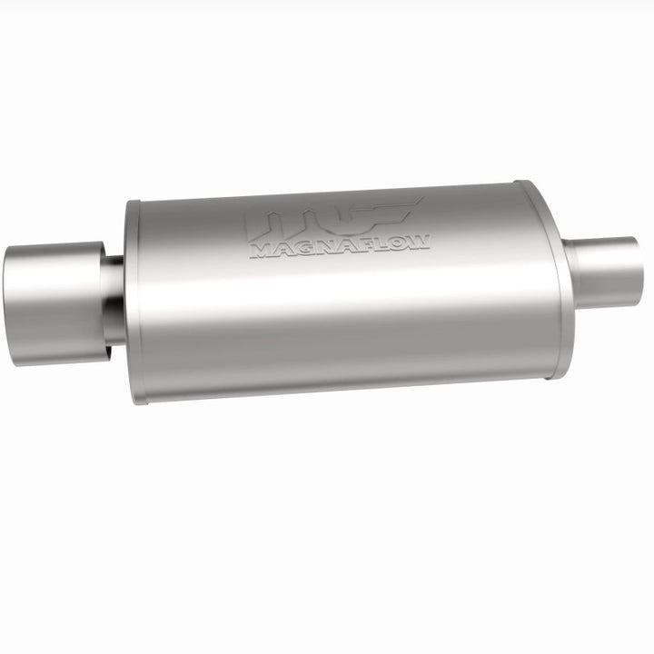 MagnaFlow Muffler W/Tip Mag SS 14X5X8 2.25/4. - Bull Strap