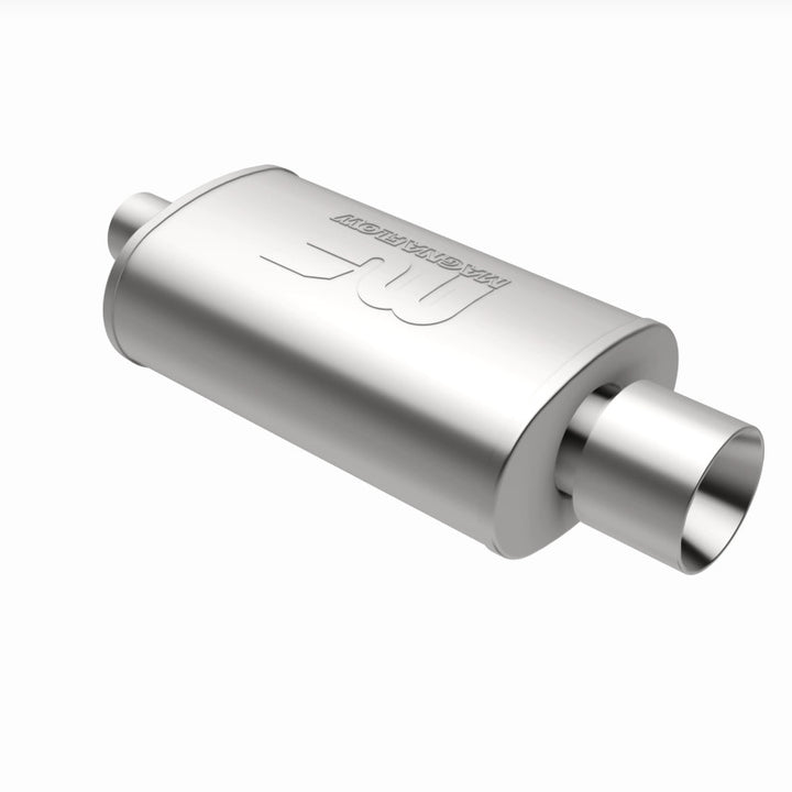 MagnaFlow Muffler W/Tip Mag SS 14X5X8 2.25/4. - Bull Strap