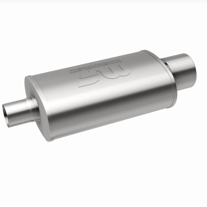 MagnaFlow Muffler W/Tip Mag SS 14X5X8 2.25/4. - Bull Strap