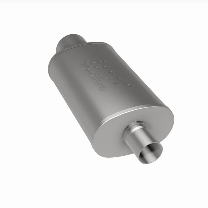MagnaFlow Muffler W/Tip Mag SS 14X5X8 2.25/4. - Bull Strap