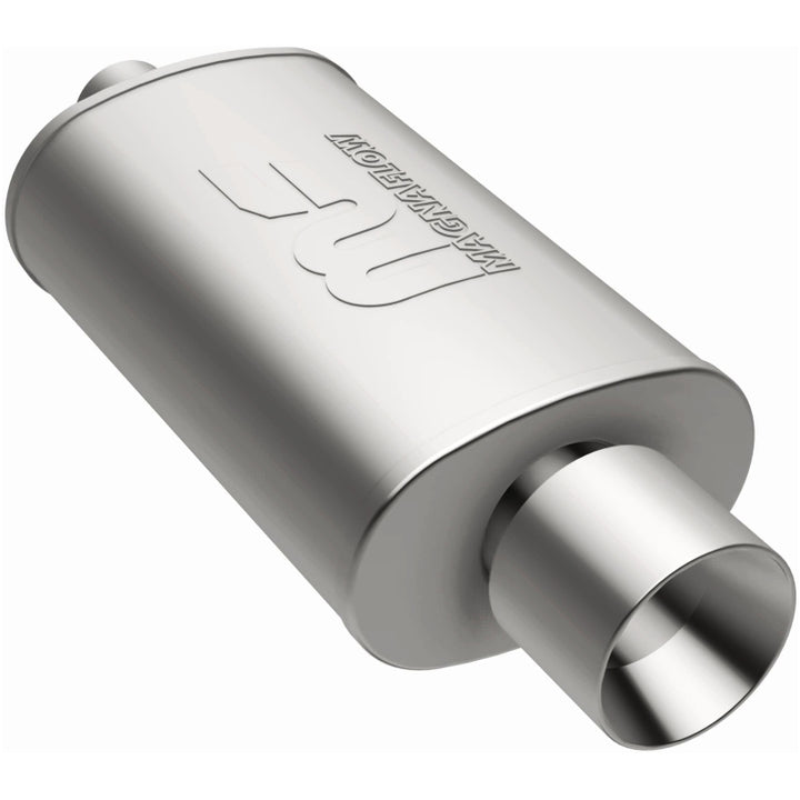 MagnaFlow Muffler W/Tip Mag SS 14X5X8 2.25/4. - Bull Strap
