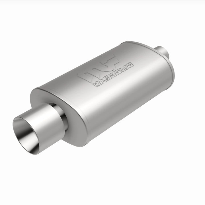MagnaFlow Muffler W/Tip Mag SS 14X5X8 2.25/4. - Bull Strap