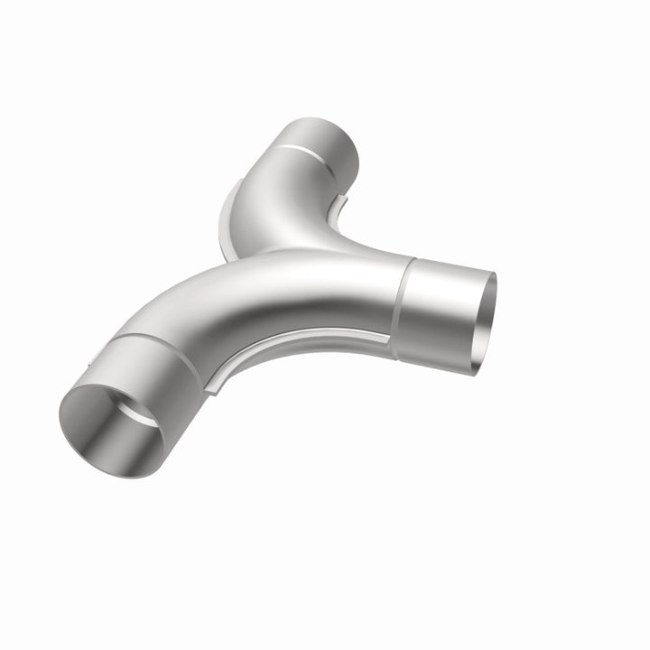 MagnaFlow Smooth Trans T 2.50inch SS 90/90 deg. - Bull Strap