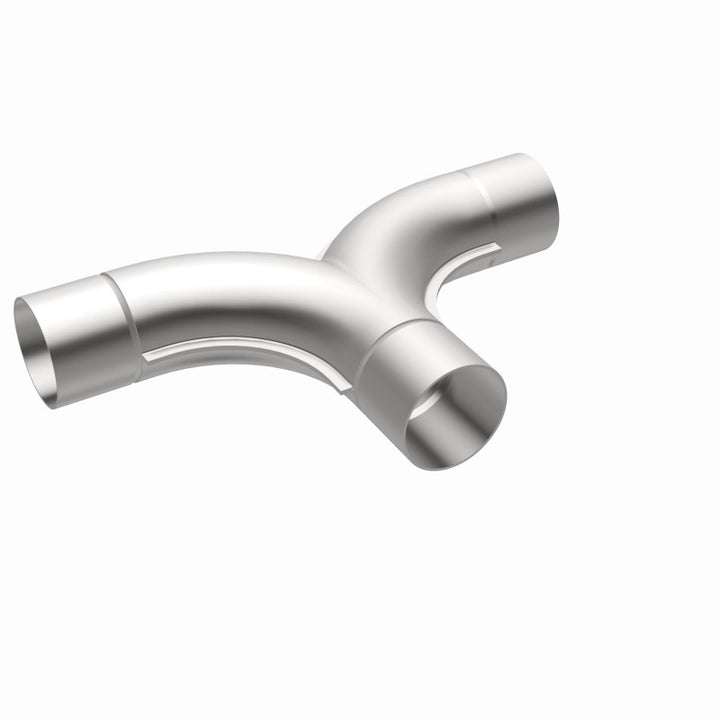 MagnaFlow Smooth Trans T 2.50inch SS 90/90 deg. - Bull Strap