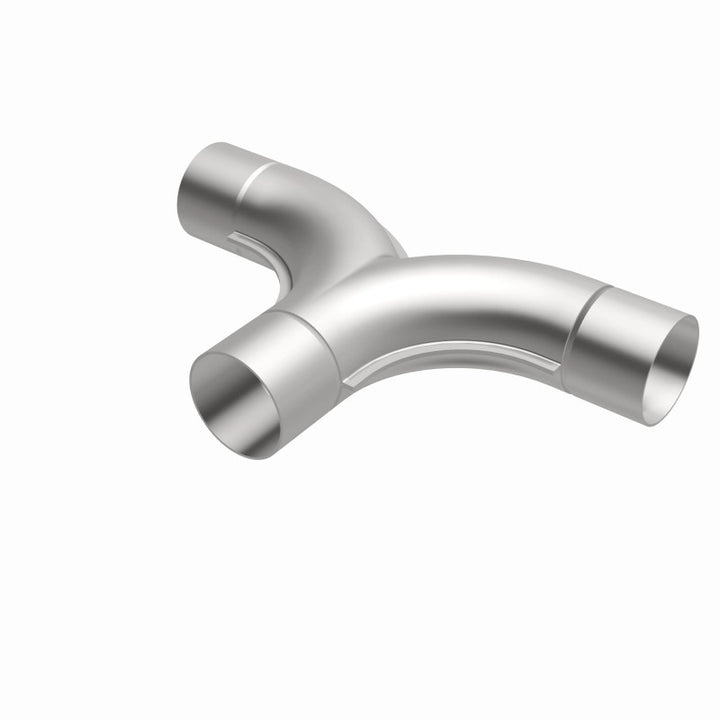 MagnaFlow Smooth Trans T 2.50inch SS 90/90 deg. - Bull Strap