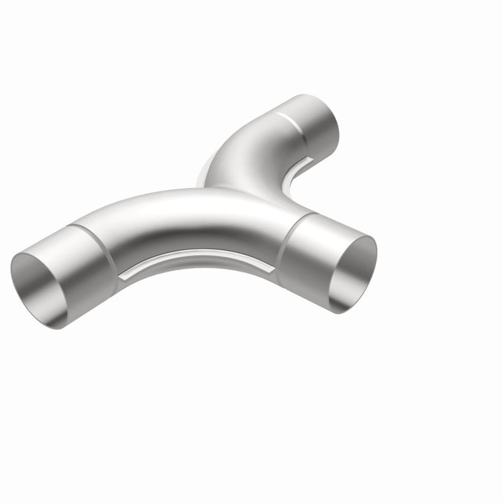 MagnaFlow Smooth Trans T 2.50inch SS 90/90 deg. - Bull Strap