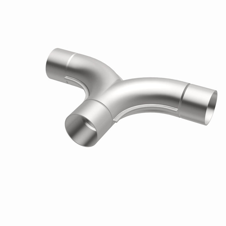 MagnaFlow Smooth Trans T 2.50inch SS 90/90 deg. - Bull Strap
