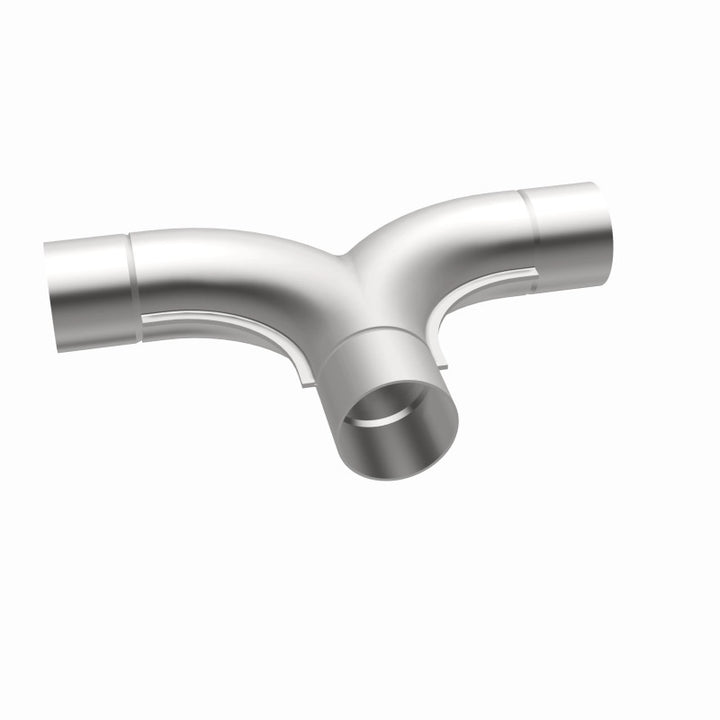 MagnaFlow Smooth Trans T 2.50inch SS 90/90 deg. - Bull Strap