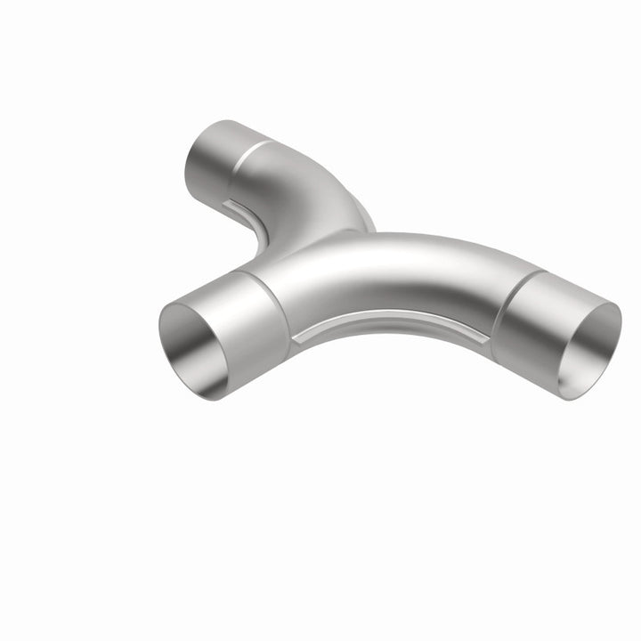 MagnaFlow Smooth Trans T 2.50inch SS 90/90 deg. - Bull Strap
