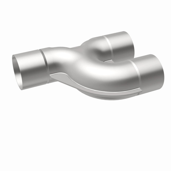 MagnaFlow Smooth Trans Y 2.50inch SS 90 deg. - Bull Strap
