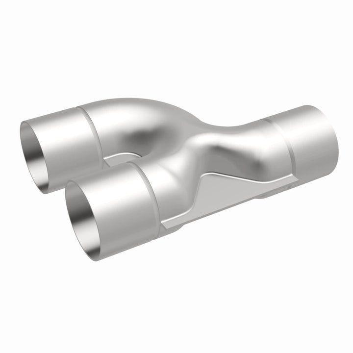 MagnaFlow Smooth Trans Y 2.50inch SS 90 deg. - Bull Strap