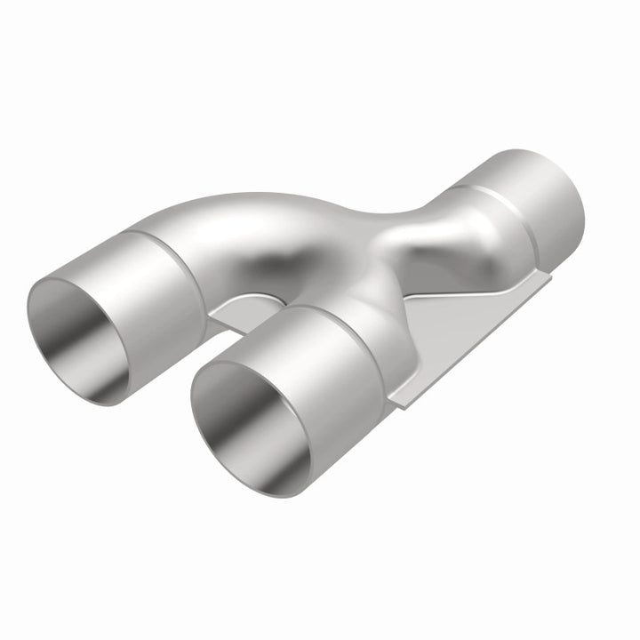 MagnaFlow Smooth Trans Y 2.50inch SS 90 deg. - Bull Strap