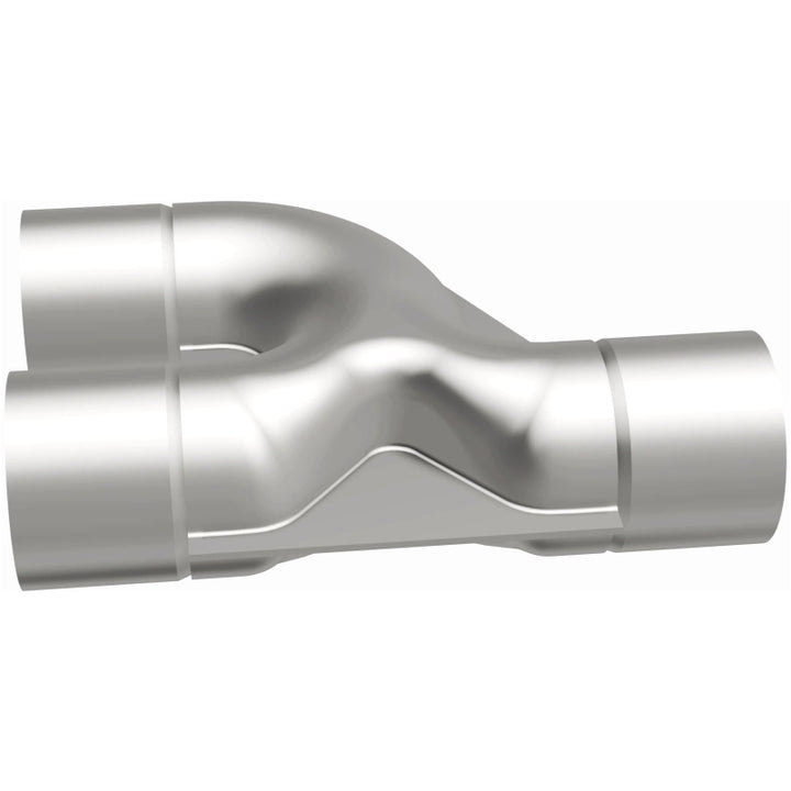 MagnaFlow Smooth Trans Y 2.50inch SS 90 deg. - Bull Strap