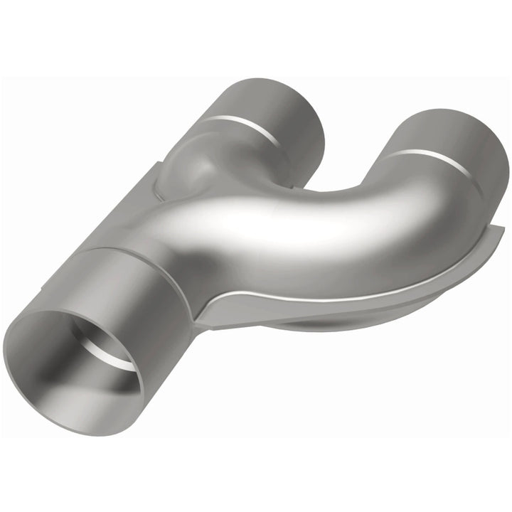 MagnaFlow Smooth Trans Y 2.50inch SS 90 deg. - Bull Strap