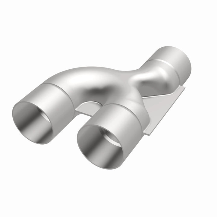 MagnaFlow Smooth Trans Y 2.50inch SS 90 deg. - Bull Strap
