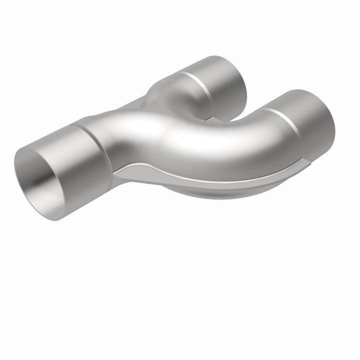 MagnaFlow Smooth Trans Y 2.50inch SS 90 deg. - Bull Strap