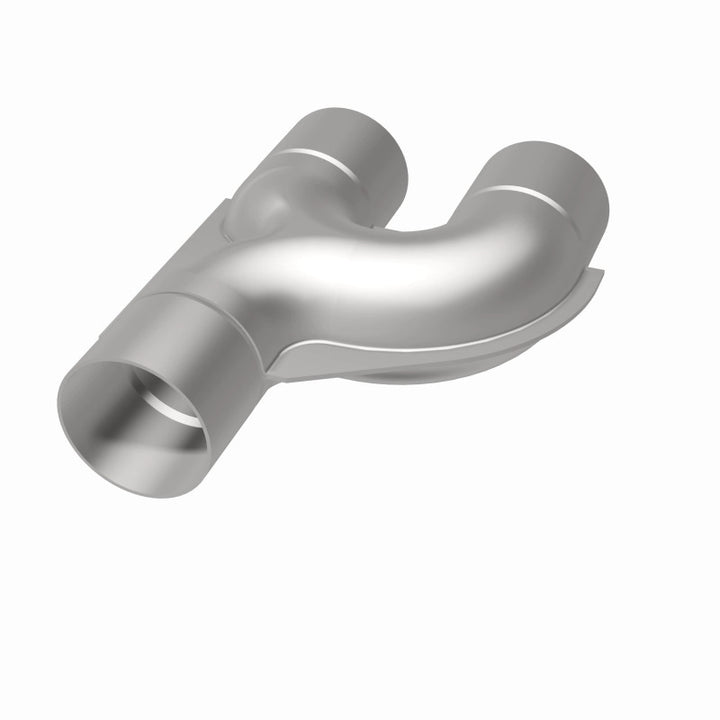 MagnaFlow Smooth Trans Y 2.50inch SS 90 deg. - Bull Strap