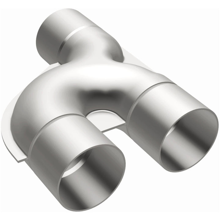 MagnaFlow Smooth Trans Y 2.50inch SS 90 deg. - Bull Strap