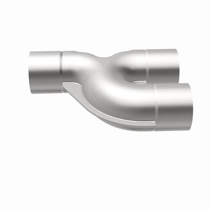 MagnaFlow Smooth Trans Y 2.50inch SS 90 deg. - Bull Strap