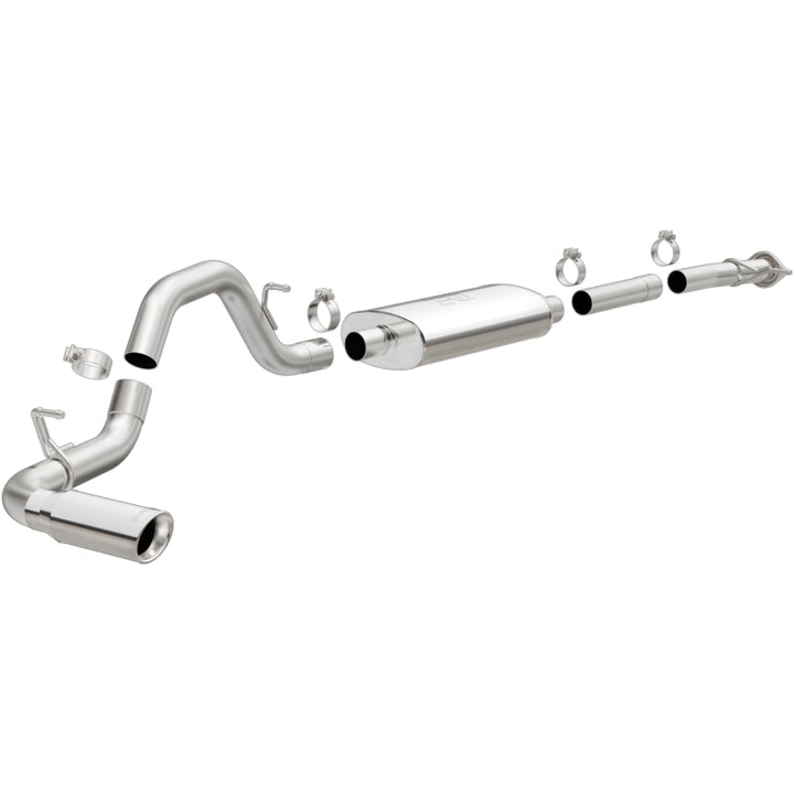 MagnaFlow Stainless Cat-Back Exhaust 2015 Chevy Colorado/GMC Canyon Single Passenger Rear Exit 4in - Bull Strap