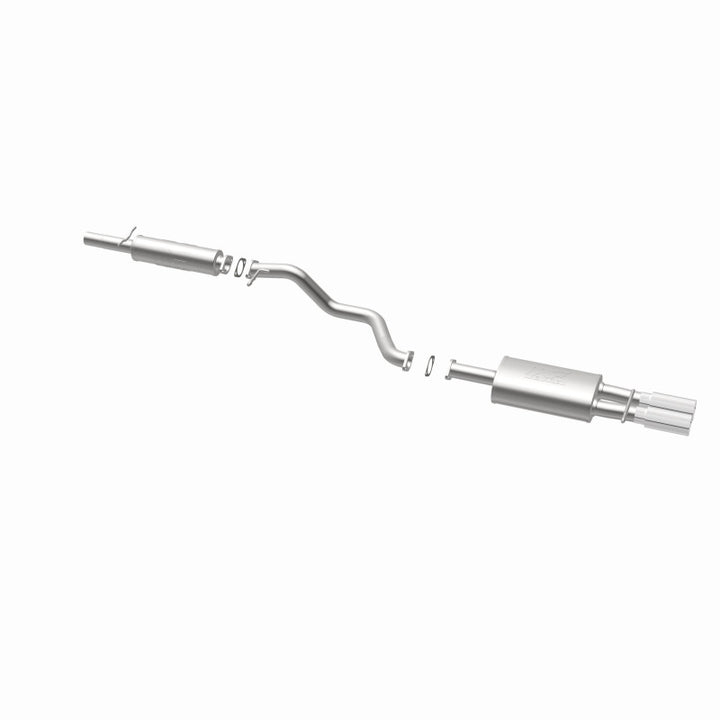 MagnaFlow Sys C/B 02 VW Golf-Gti 1.8T w/ Fascia Cutouts - Bull Strap