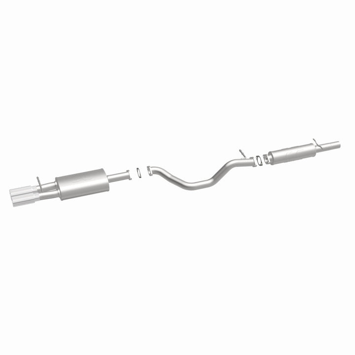 MagnaFlow Sys C/B 02 VW Golf-Gti 1.8T w/ Fascia Cutouts - Bull Strap