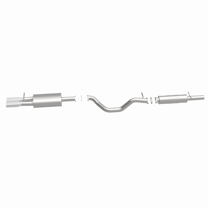 MagnaFlow Sys C/B 02 VW Golf-Gti 1.8T w/ Fascia Cutouts - Bull Strap